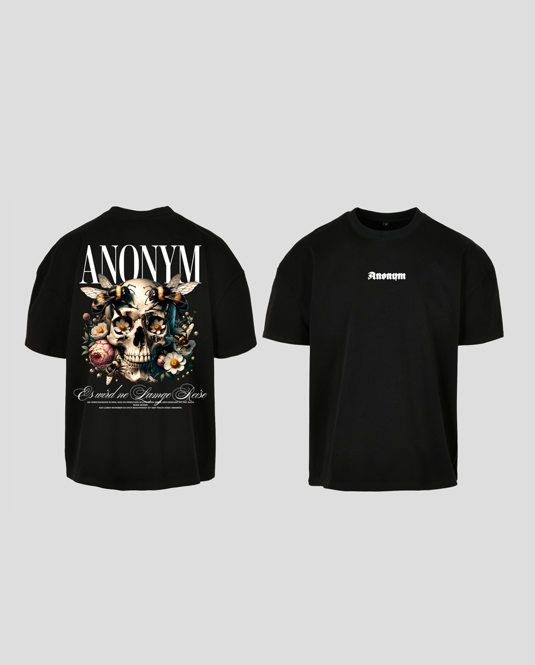 Anonym Heavy Skull Black T-Shirt