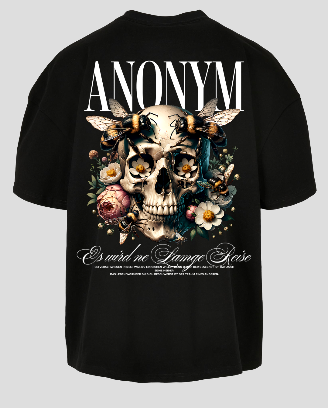 Anonym Heavy Skull Black T-Shirt