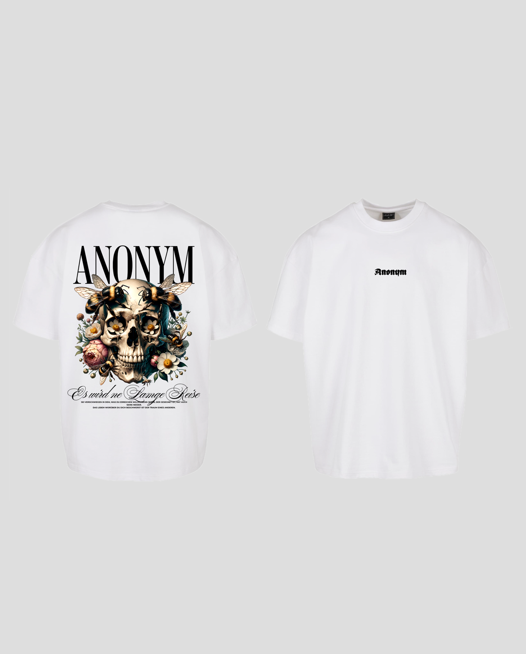 Anonym Heavy Skull White T-Shirt